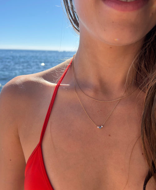 Azure Trio Necklace