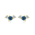 Azure Trio Studs