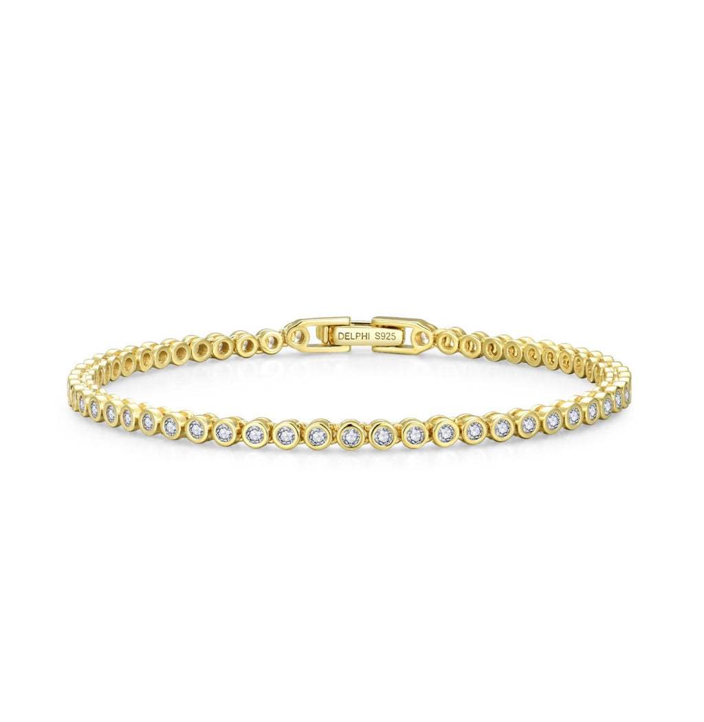 Bezel Tennis Bracelet