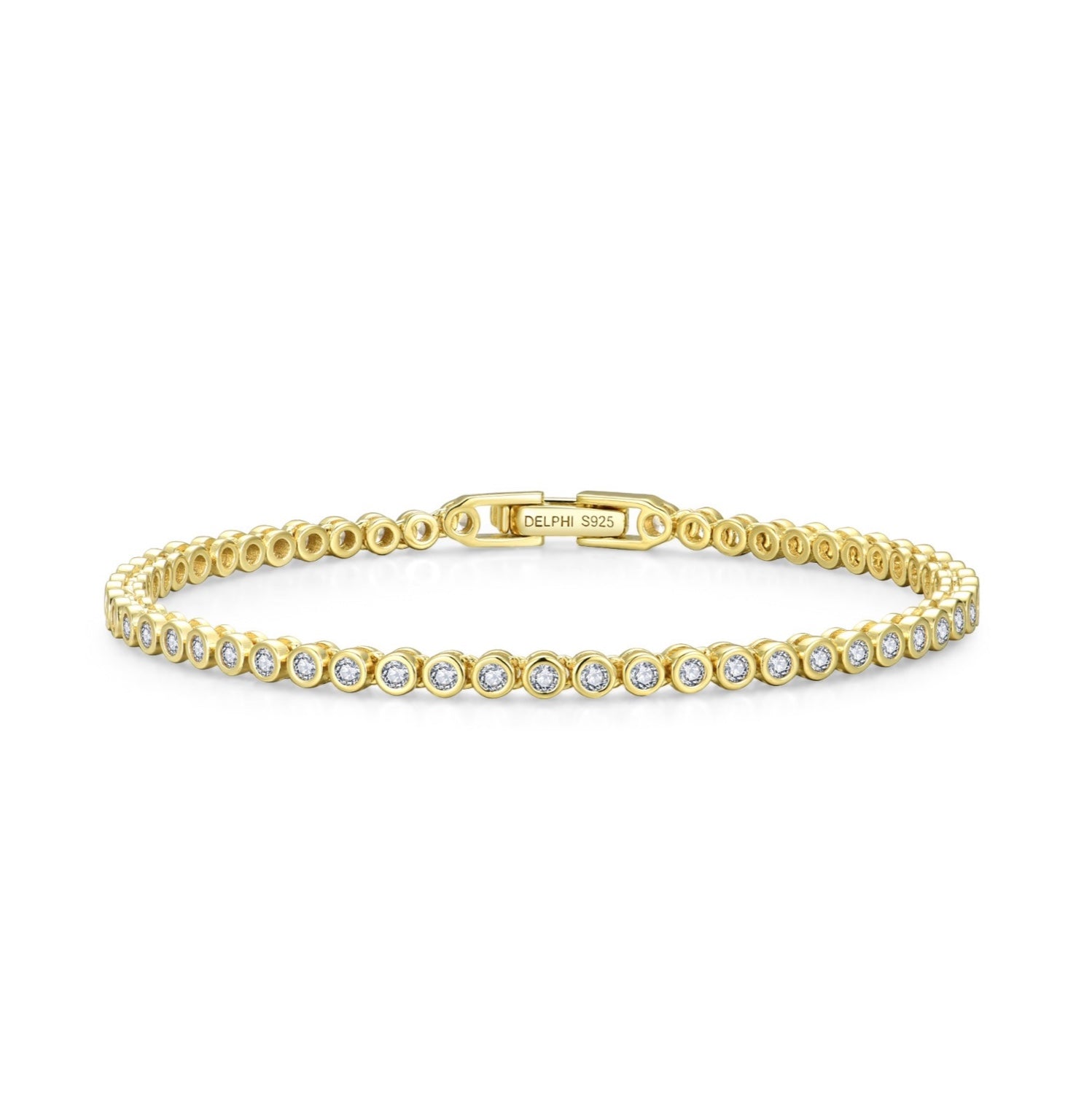 Bezel Tennis Bracelet