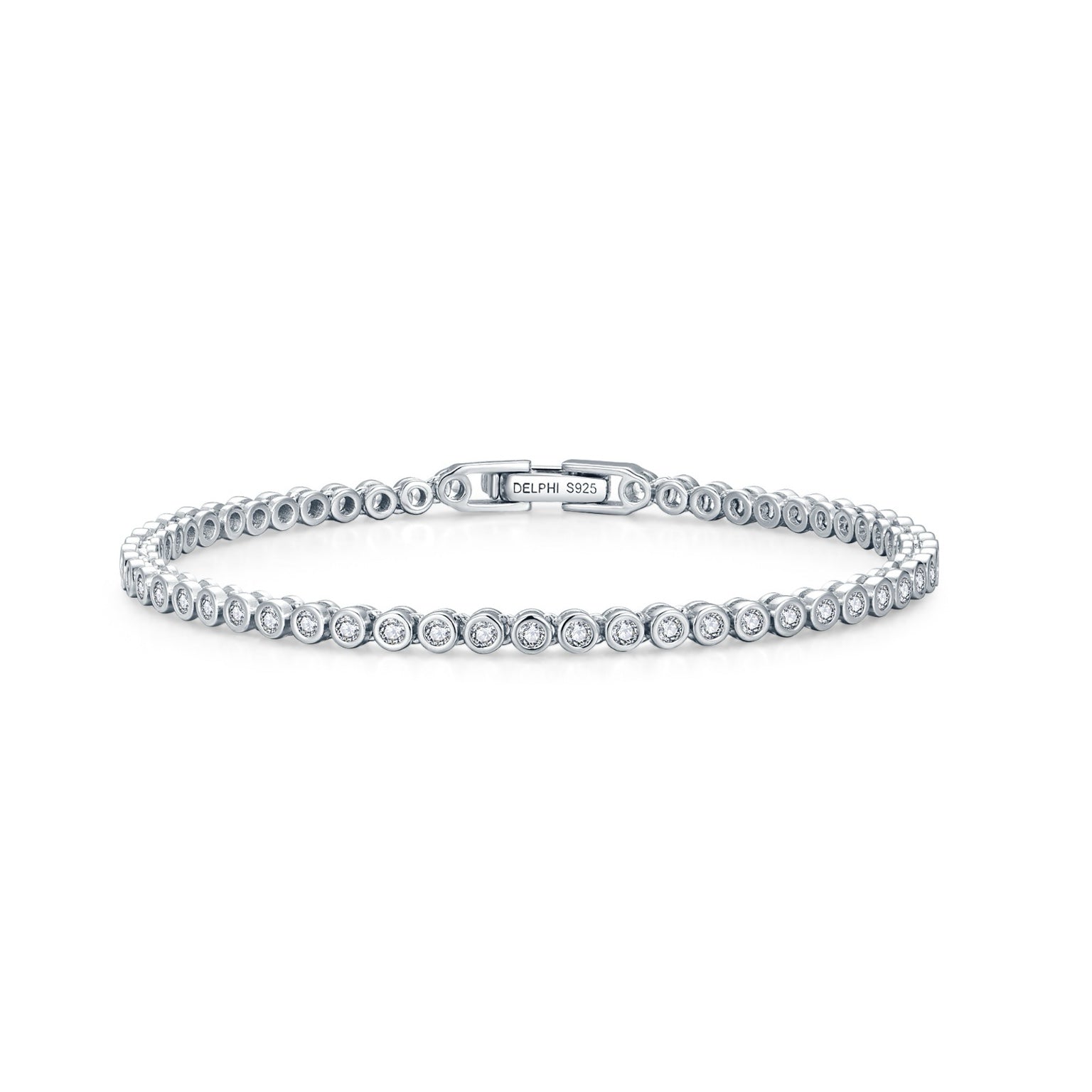 Bezel Tennis Bracelet